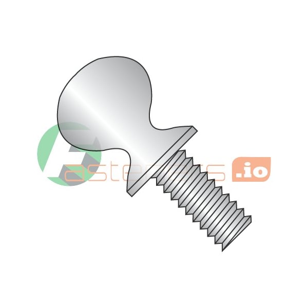 Newport Fasteners Thumb Screw, #8-32 Thread Size, Spade, 18-8 Stainless Steel, 0.39 in Head Ht, 1/2 in Lg, 2000 PK 193985 - main